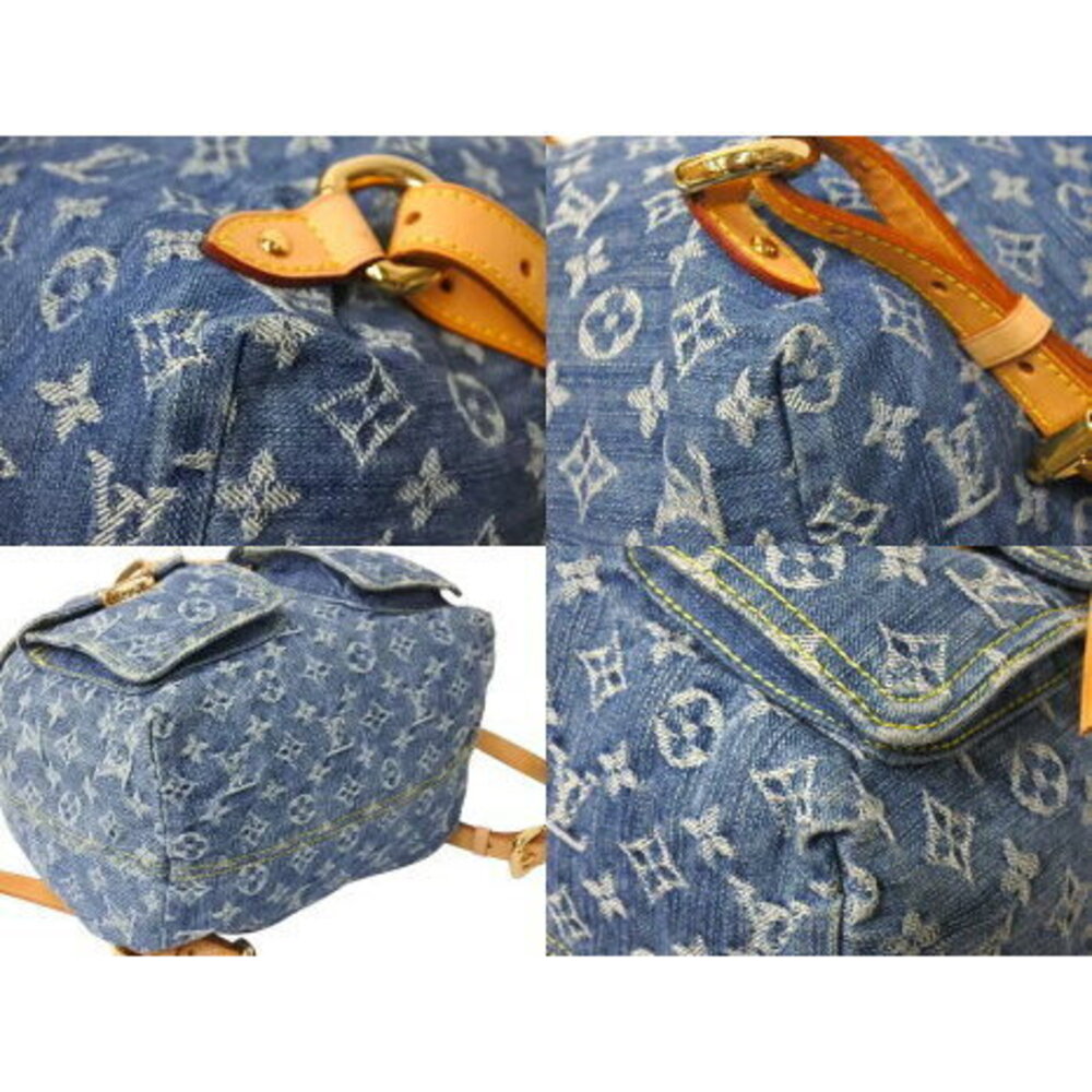 Louis Vuitton Sac Ado Backpack Monogram Denim Blue - Picture 7 of 8